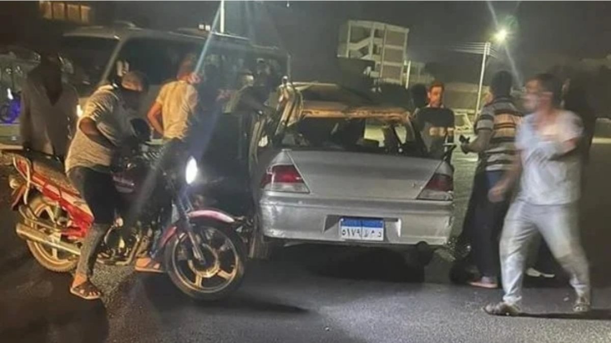 حزن بالدقهلية بعد مصرع 4 شباب من عائلة واحدة في حادث مروع