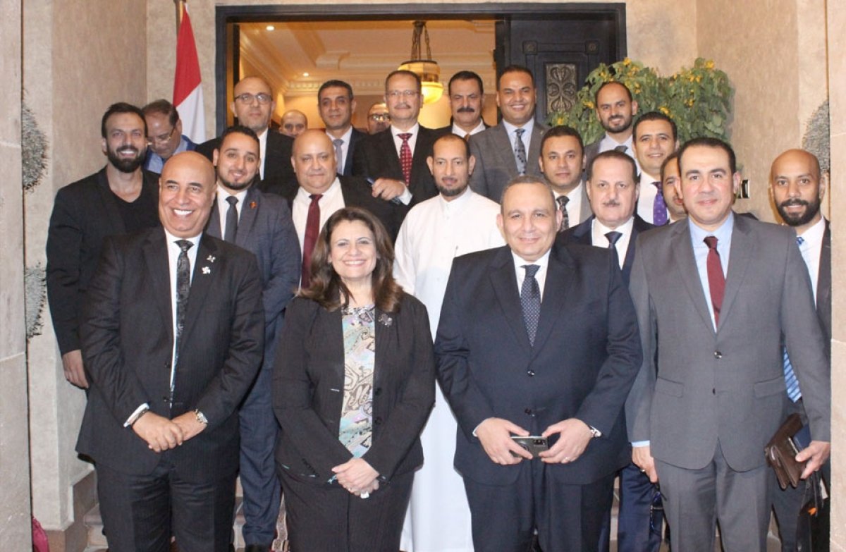 وزيرة الهجرة تجتمع مع ممثلي كبريات الشركات المصرية والعالمية في السعودية
