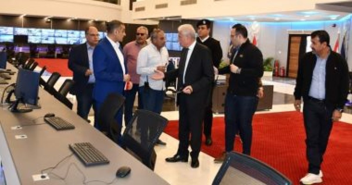 محافظ جنوب سيناء يتفقد مبنى الرصد الأمنى الموحد استعدادا لافتتاحه