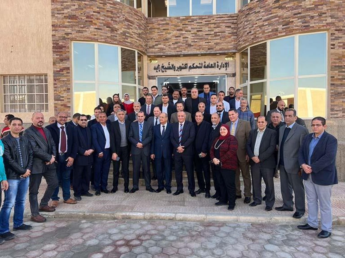 افتتاح مبنى إيرادات وتحكم الشيخ زايد التابع لكهرباء جنوب القاهرة