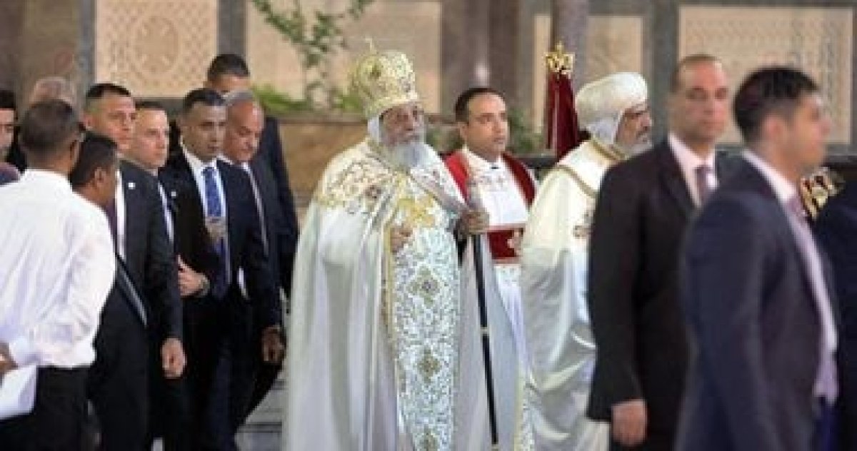 البابا تواضروس الثانى يشكر الرئيس عبد الفتاح السيسي على التهنئة بالعيد