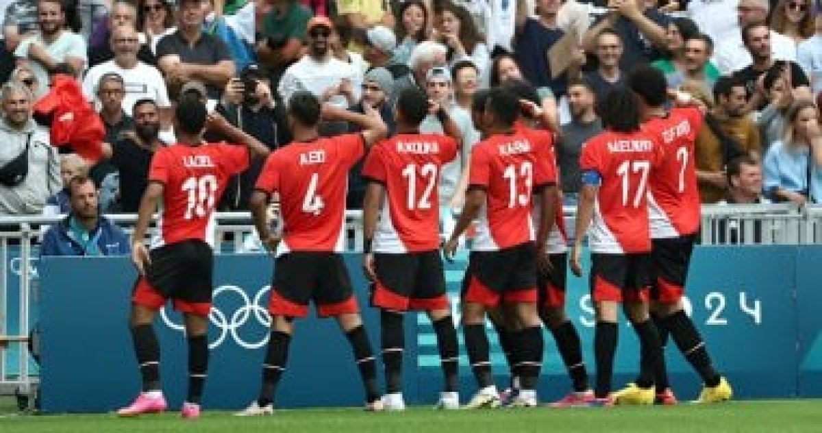  فوز منتخب مصر الأولمبى أمام أوزباكستان فى أولمبياد باريس