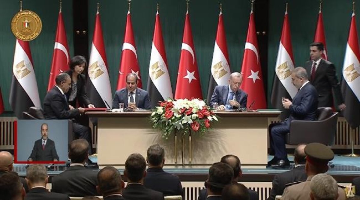 الرئيس السيسي ونظيره التركي يشهدان توقيع عدد من مذكرات التفاهم في مجالات التعاون المختلفة