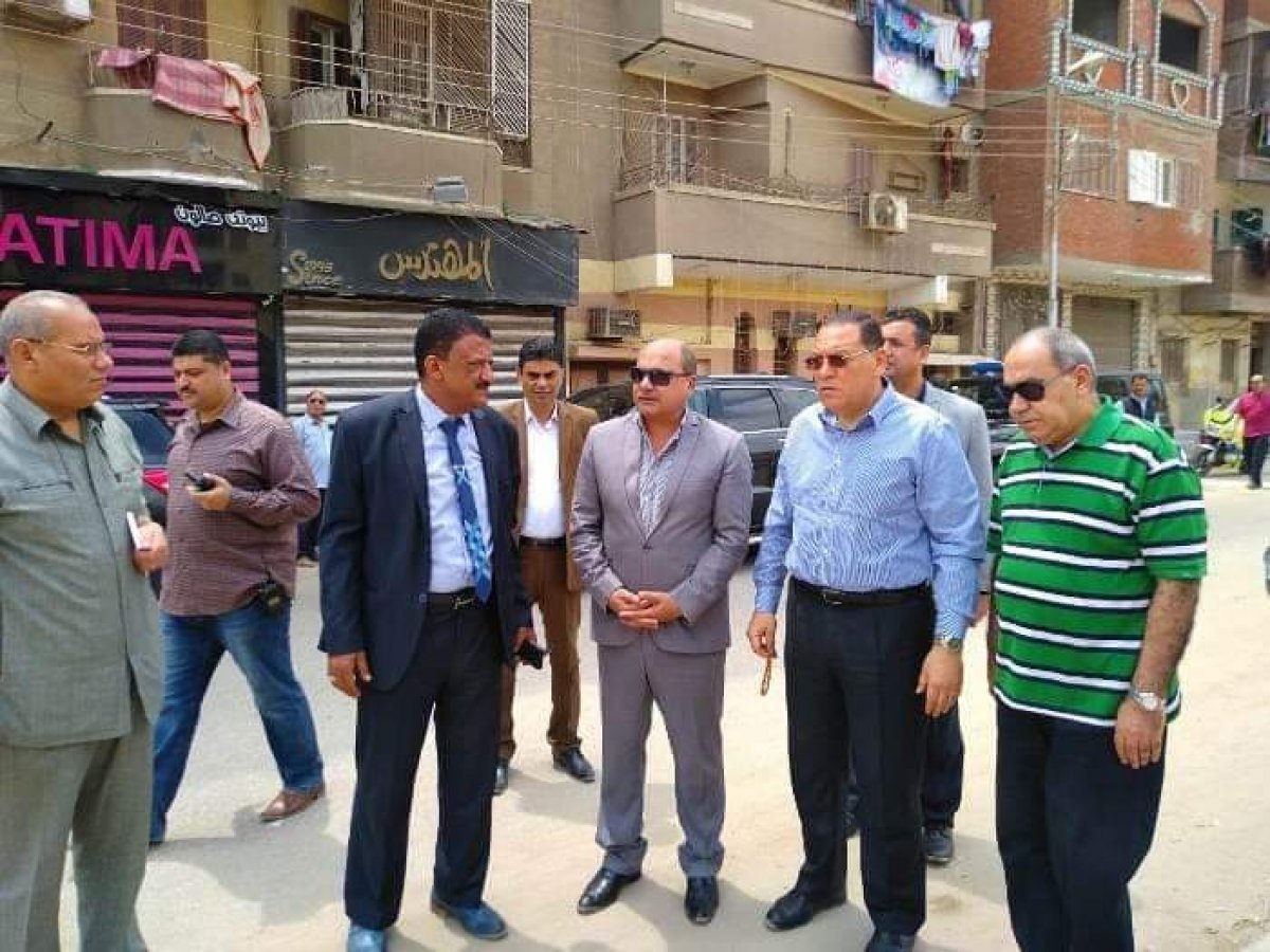 جوله ماكوكيه مفاجأه لمحافظ الشرقيه لمتابعة خطة تنفيذ طلاء واجهات المباني