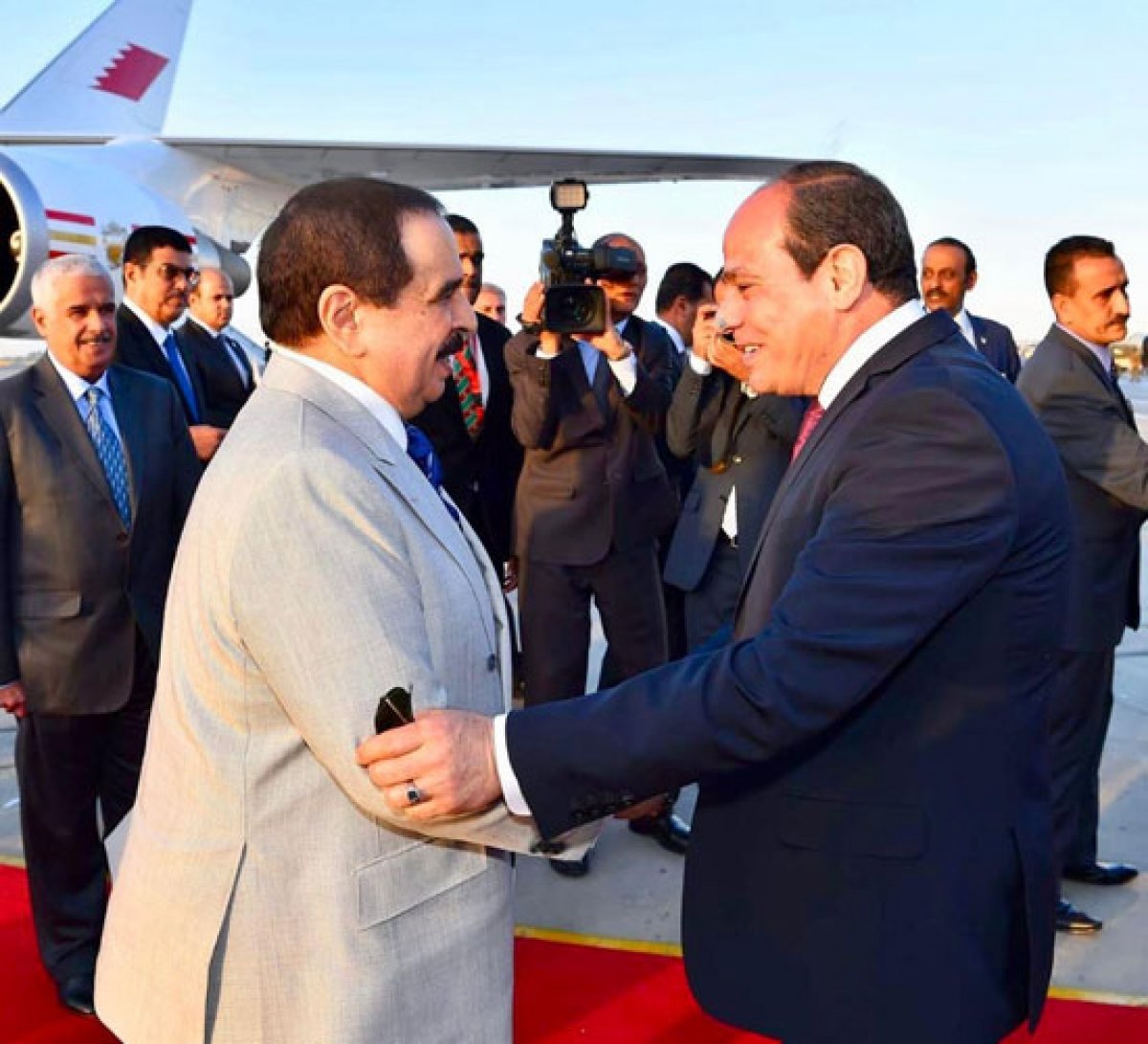 الرئاسة: زيارة ملك البحرين لمصر لبحث تعزيز العمل العربى المشترك