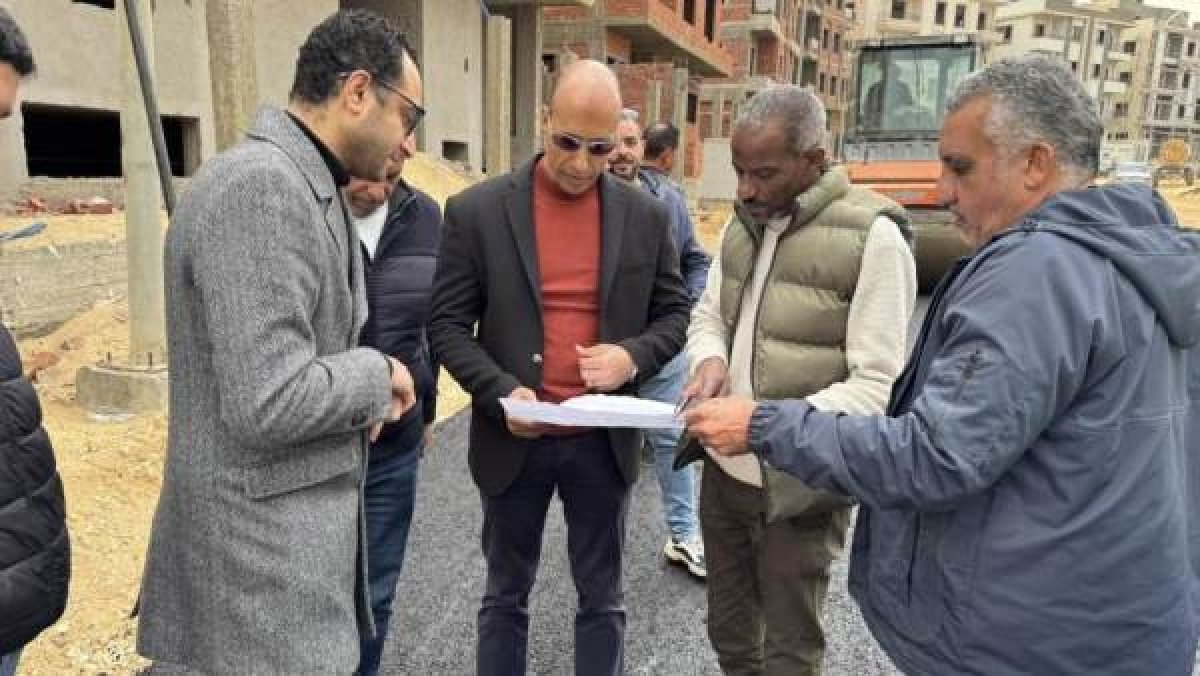  المهندس عبدالرؤوف الغيطي :يتابع  امتداد النرجس والتسوية 