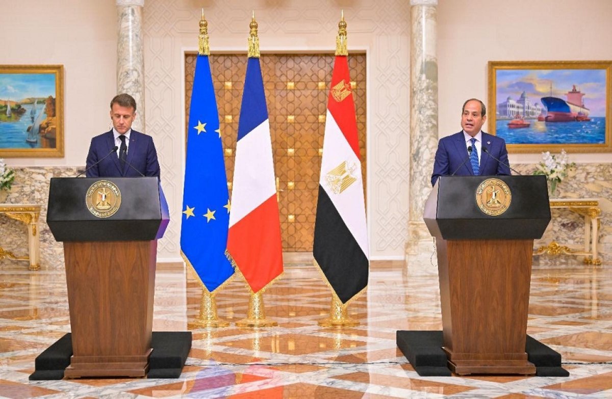 صحف ووكالات أنباء عربية وأجنبية تبرز رفض الرئيس السيسي وماكرون لدعوات تهجير الفلسطينيين
