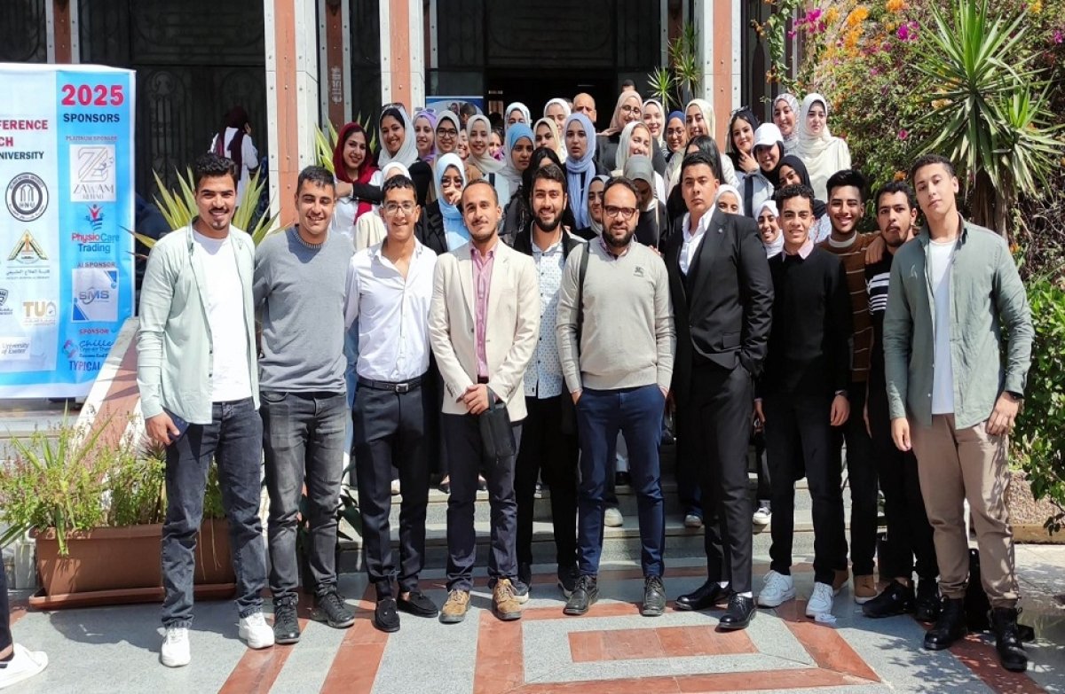 كلية العلاج الطبيعي بحلوان الأهلية تشارك بثلاثة أبحاث علمية خلال المؤتمر الدولي الثالث للبحث العلمي