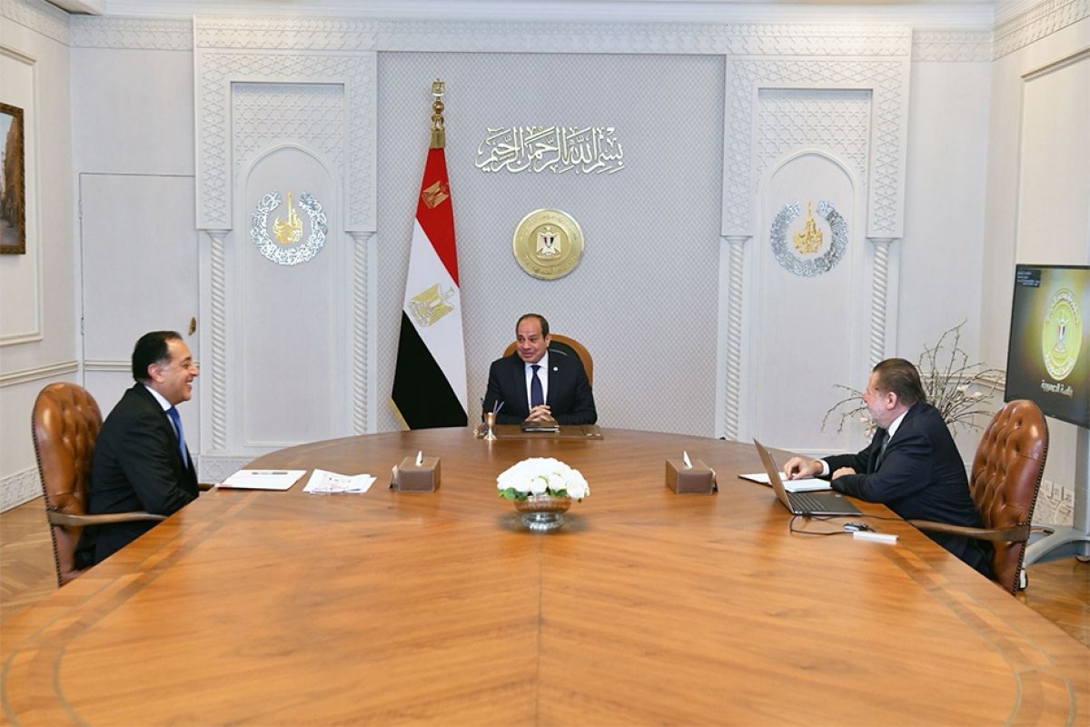 الرئيس السيسي يستعرض الجهود المبذولة للاستمرار في خفض معدلات التضخم