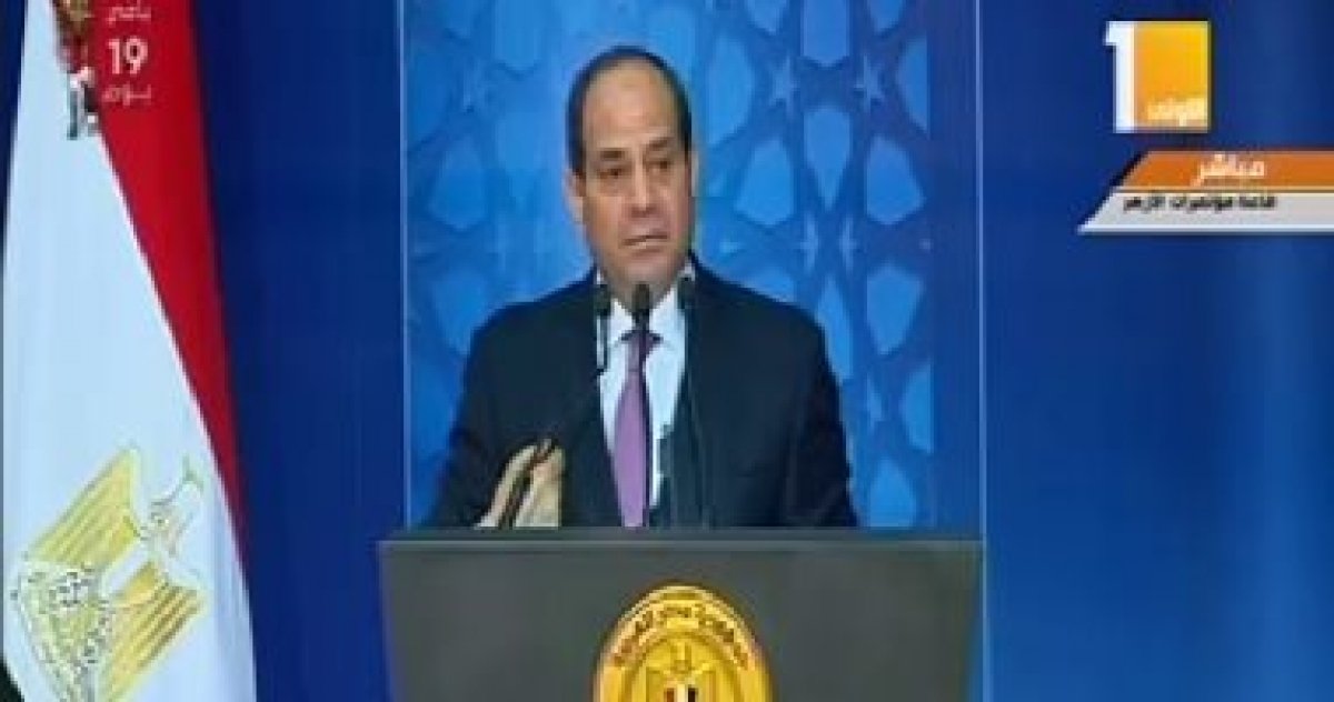 كلمة السيسى فى "ليلة القدر": هدفنا الحفاظ على جوهر الدين وتوعية النشء