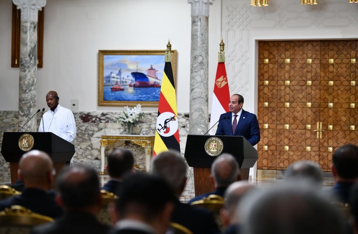 المتحدث الرئاسي ينشر صور مؤتمر الرئيس السيسي ونظيره الأوغندي والتوقيع على عدد من مذكرات التفاهم