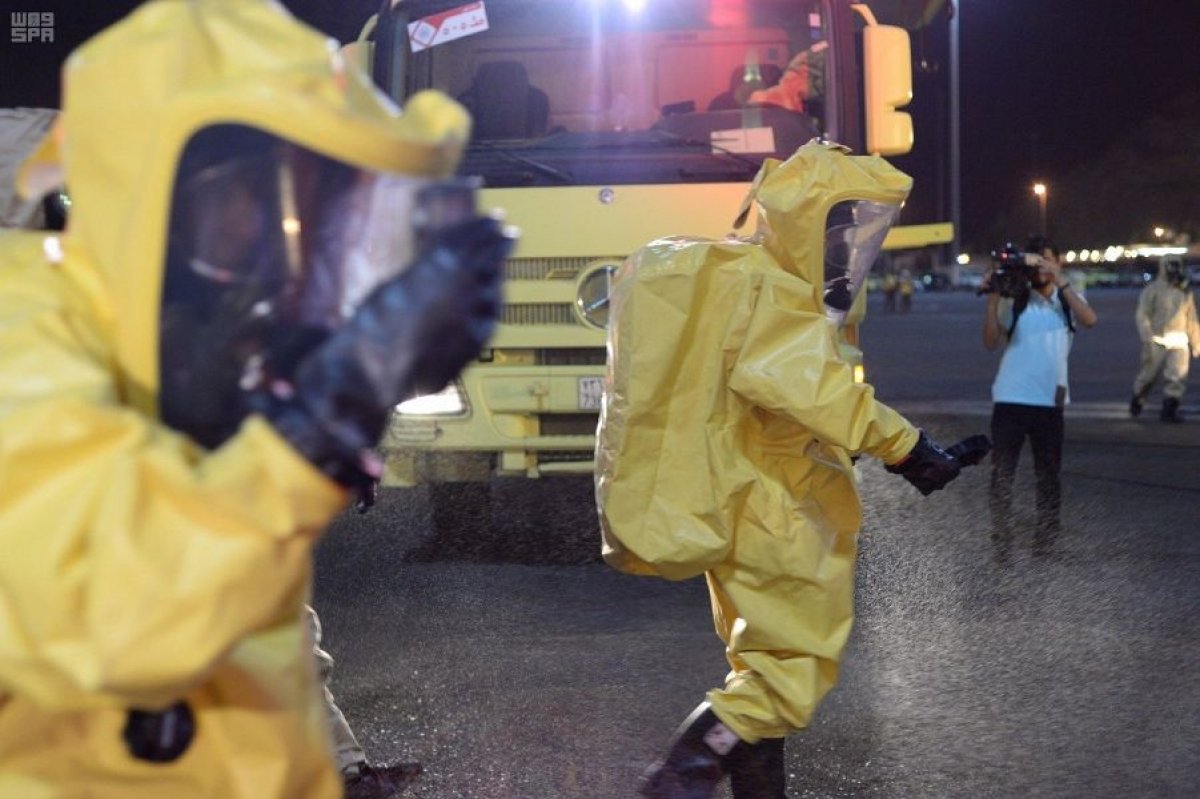 الدفاع المدني السعودي ينفذ تجربة لمواجهة احتمالات تدافع الحجاج بمشعر مزدلفة