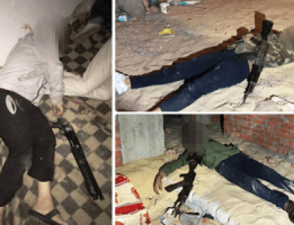 مصرع 9 إرهابيين فى تبادل إطلاق نار مع الشرطة بمدينتى العبور و15 مايو