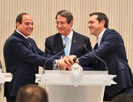 قمة ثلاثية بين مصر وقبرص واليونان في القاهرة