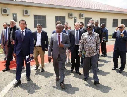 The opening ceremony of one of the major hospitals carried out with Egyptian hands and expertise in Ghana