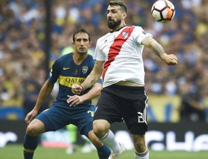 التعادل يحسم الوقت الأصلي بين ريفر بليت وبوكا جونيورز في نهائي كوبا ليبرتادوريس