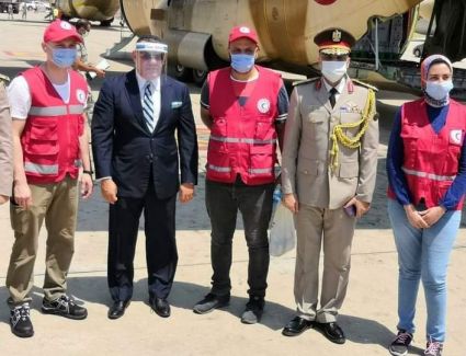 كوادر طبية من أساتذة كليات الطب المصرية تصل مقر المركز الطبي لجامعة بيروت العربية لتقديم الدعم للشعب اللبناني الشقيق