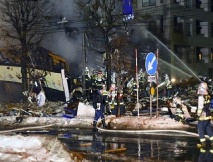 وسائل إعلام يابانية: الانفجار القوي بمطعم شرق البلاد ربما يكون ناجما عن تسرب غاز