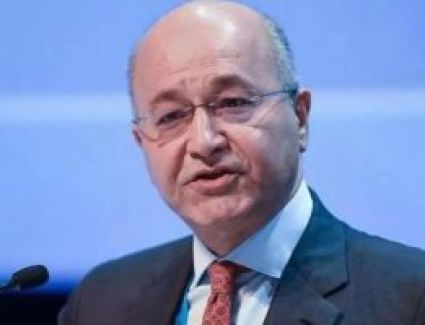 الرئيس العراقى يستقبل نظيره الفرنسى فى قصر السلام ببغداد