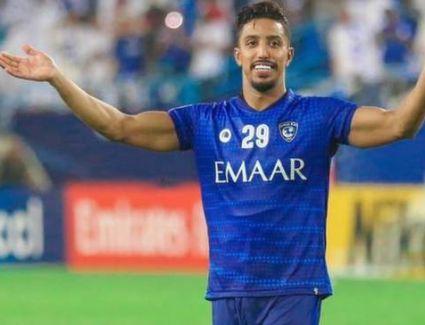  إصابة سالم الدوسرى لاعب الهلال السعودي بفيروس كورونا