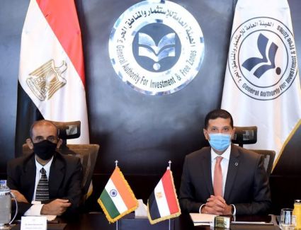 الرئيس التنفيذى لهيئة الاستثمار يلتقى السفير الهندى لزيادة التعاون الاستثماري بين البلدين