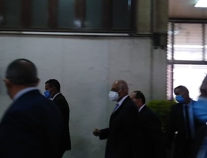 رئيس مجلس النواب يدلى بصوته فى لجنته بالجامعة العمالية بمدينة نصر