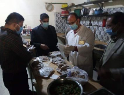 محافظ الدقهليه يقرر :  إحالة محاضر ضبط 871 كيلو جرام لحوم  ومصنعات لحوم  ودواجن واسماك غير صالحة للاستهلاك الادمى