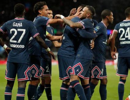 انتزاع باريس سان جيرمان فوزا صعب على نظيره ليون