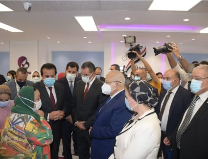 وزير التعليم العالي يشهد افتتاح المعهد القومي للأورام