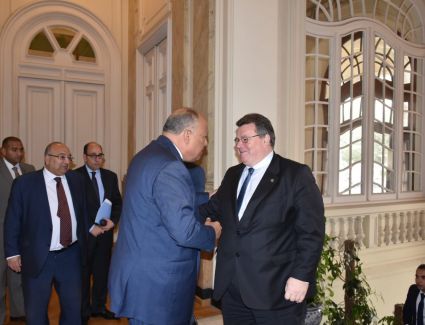 استقبل وزير الخارجية سامح شكري، اليوم الأربعاء، نظيره الليتواني "ليناس لينكوفيتشيوس