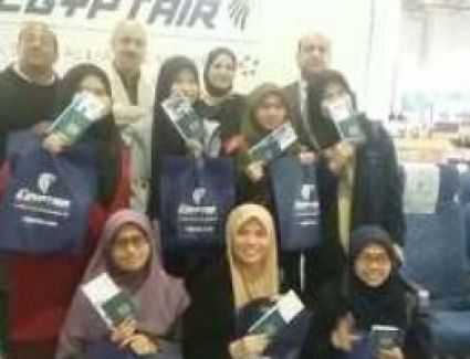 أعرب الوفد  الماليزى عن سعادته واستمتاعه بتجربة مصر للطيران