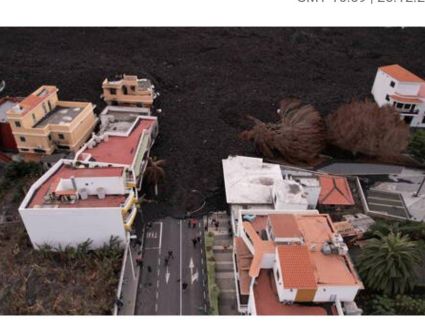 إنتهاء ثوران بركان جزيرة لا بالما بعد نشاطه لمدة 80 يوم