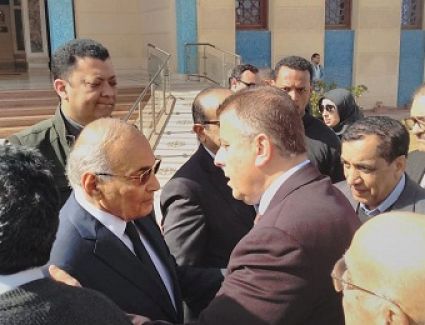 عزاء اللواء محمد شفيق وكيل جهاز المخابرات العامة الأسبق