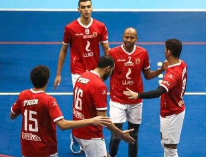 المارد الأحمر في الكرة الطائرة يتأهل إلى الدور ال١٦ بعد الفوز على الجزيرة 