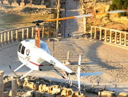 خدمة "التاكسي الطائر" لأول مرة في الاردن 