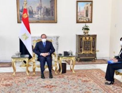 الرئيس السيسي يؤكد متابعته للأعمال الأدبية للكاتبة سماح أبو بكر عزت