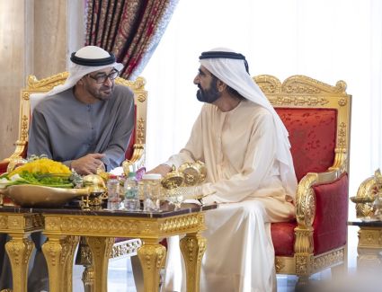 رئيس الدولة يزور محمد بن راشد