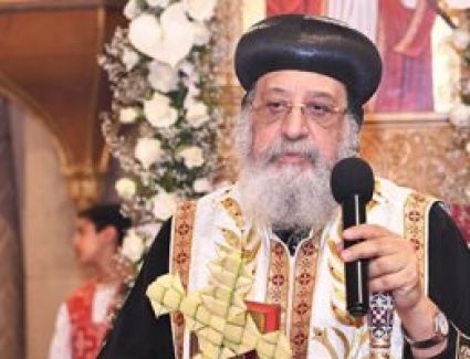 البابا تواضروس: نشكر المسلمين والمسيحيين لجهودهم بحريق كنيسة أبو سيفين