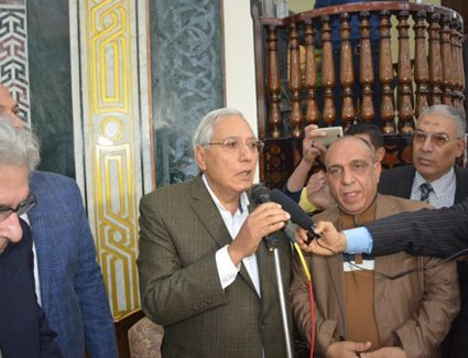  افتتح الدكتور كمال شاروبيم، محافظ الدقهلية توسعات مسجد البركات بكوم الدربي