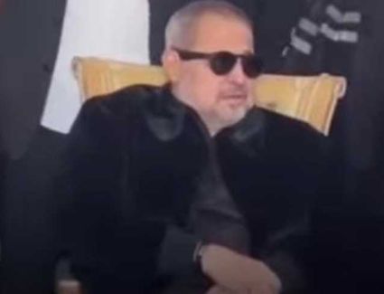 بسوريا ..جورج وسوف يواصل أول يوم عزاء نجله بعد دفن جثمانه (فيديو