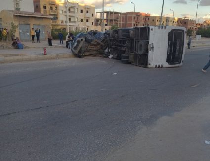  حادث مرورى  اليم  بحدائق اكتوبر منطقه 66 