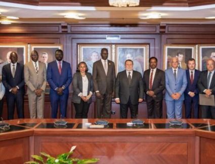 حسن عبد الله يستقبل وفدًا من البنك المركزي لجنوب السودان في إطار مذك