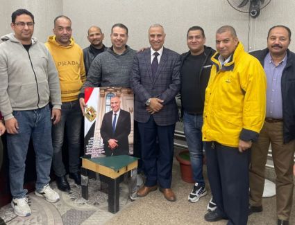 حفله رجال خدمه المواطنين  بالزميل سامي فوزي بمناسبه الخروج علي المعاش