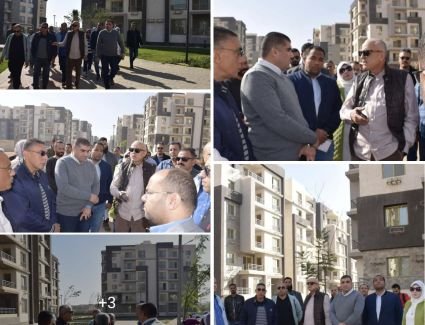 مسؤولو الإسكان يتفقدون المشروعات الجارية بـ مدينة الشيخ زايد