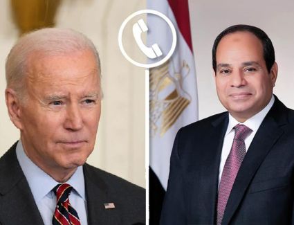 الرئيس الأمريكي يُشيد بدور مصر المحوري وجهودها الإيجابية بجميع المسارات