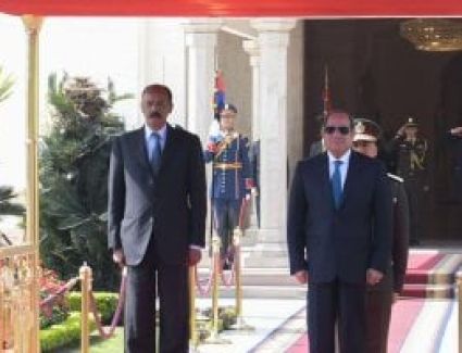 الرئيس السيسى ونظيره الإريترى يبحثان التطورات بالبحر الأحمر ويؤكدان ضرورة احتواء الموقف وعدم التصعيد