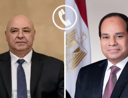 الرئيس السيسي يُجري اتصالا هاتفيًا بنظيره اللبناني ويهنئه على انتخابه
