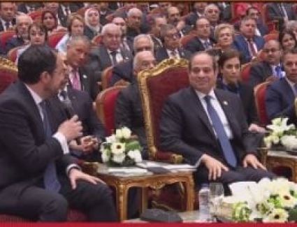 الرئيس القبرصى: شرف عظيم أن أكون في مصر دولتى الثانية