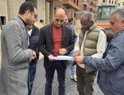  المهندس عبدالرؤوف الغيطي :يتابع  امتداد النرجس والتسوية 