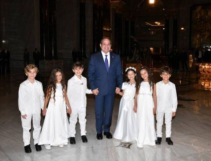 المتحدث الرئاسي ينشر صور الرئيس السيسي خلال احتفالية «وطن السلام»